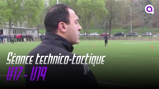 Séance dentraînement avec les U17U19 du SCO Angers [upl. by Mchenry102]