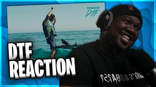 Digga D  DTF Official Video REACTION [upl. by Atil]