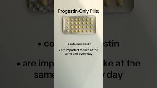 There are 2 types of birthcontrol pills combination amp progestinonly pills aka the minipill [upl. by Seagrave]