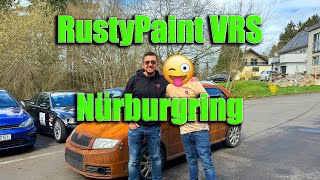 Fabia VRS Trip To The Nürburgring amp Misha Lap Teaser  RustyPaintcom [upl. by Annailuj]