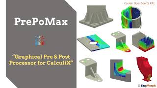 Introduction to PrePoMax an Open Source Pre amp Post Processor for CalculiX Finite Element Solver [upl. by Annoiek22]