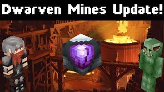 Hypixel Skyblock Massive Mining Update New Ores  Perks Deeper Caverns Dwarven Mines Guide [upl. by Norrat450]