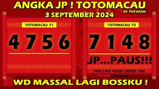 PREDIKSI TOTO MACAU 3 SEPTEMBER 2024  PREDIKSI TOTOMACAU HARI INI [upl. by Blanchard]