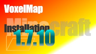 VoxelMap 1710 Zans Minimap  How To Install in Minecraft 1710 [upl. by Anyd]