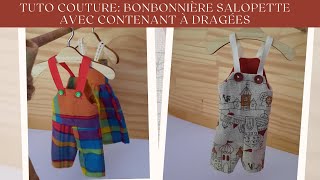 Tuto Couture Live édité La Bonbonnière à Dragées Salopette [upl. by Jocelyn]