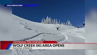 Wolf Creek Ski Area opens Tuesday [upl. by Rama301]