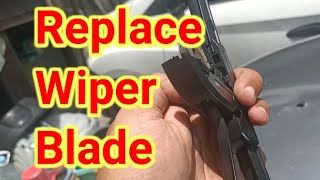 How to Replace Wiper Blade  Banana Type [upl. by Aisatna289]