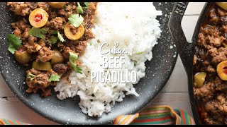 Cuban Beef Picadillo Recipe ⁠ [upl. by Wendolyn]