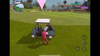 Golf cart mission GTA vice city  dedicated gamer [upl. by Reibaj485]