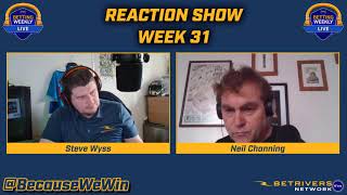 Betting Weekly LIVE  Arsenal vs Aston Villa Reaction with Neil Channing amp Steve Wyss [upl. by Artekal281]