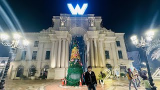 World Omaxe Street II Happy New Year II Vlog 55 wos hny2024 vlog [upl. by Eed430]