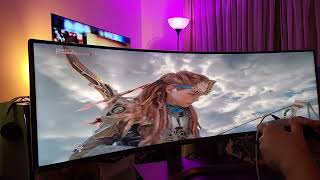 PS5 with Ultra Wide Screen 50 inch Monitor Test [upl. by Richma966]