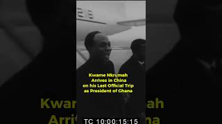 Kwame Nkrumah’s Last Official Trip [upl. by Leesen348]