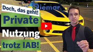 Doch das geht Private Nutzung trotz IAB [upl. by Ginevra]