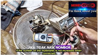 Repair  KDK wall fan not working thermal fuse tukar fius kipas dinding KDK [upl. by Eiroj298]