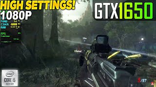 Call of Duty Black Ops 2 GTX 1650  1080p High [upl. by Zephan]