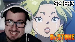 NIKKI JOINS THE PARTY DR STONE SEASON 2 EPISODE 3 REACTION [upl. by Meehyrb]