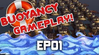 Building our CITY ON THE WATER  Buoyancy Gameplay  EP01 [upl. by Akila]