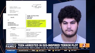 Arizona teen arrested in ISISinspired terror plot [upl. by Sarine]