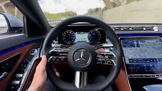 2023 Mercedes S Class NEW  FIRST Short vs LONG AMG S500 Drive Review Interior Exterior [upl. by Ajiat]