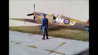 Spitfire MkVIII 1 32 scale model Tamiya [upl. by Etnaed947]