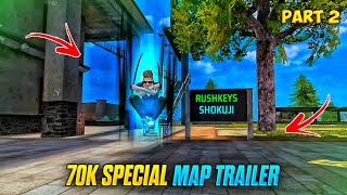 70K SPECIAL ULTIMATE CRAFTLAND MAP TRAILER PART 2  AUTO HEADSHOT HACK MAP 🤯  RUSHKEY [upl. by Sualk]