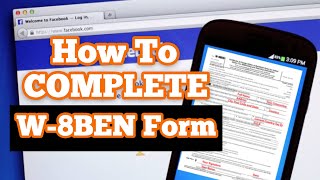 How to Complete or Fill Out W8BEN Form  Tagalog [upl. by Gibe955]