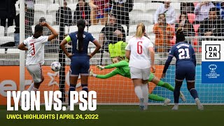 HIGHLIGHTS  Lyon vs PSG  UEFA Women’s Champions League 2021 2022 Español [upl. by Chien]