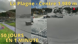 LA PLAGNE  PARADISKI ⏩ ACCÉLÉRÉ 50JMIN [upl. by Sapphira]