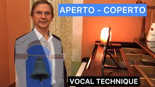 8 aperto coperto  Vocal technique for opera singers Français  english subtitles [upl. by Karlis]