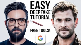 Easy Deepfake Tutorial  New Google Colab Roop Enhanced  Face Swap Tool Free  Best Tools [upl. by Ecinev]