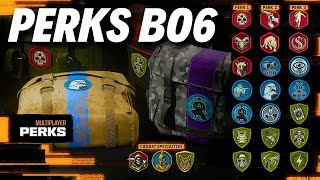 Black Ops 6  Todos os PERKS e MELHORIAS DE CAMPO [upl. by Awad86]