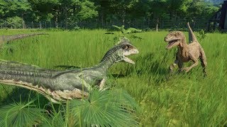 5 Troodon VS 5 Velociraptor VS 5 Deinonychus VS 5 Dilophosaurus  Jurassic World Evolution [upl. by Loginov362]