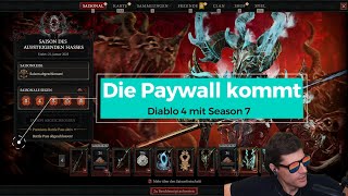 Diablo 4 Hardcore Hochrisiko Leveln in der neuen Season  Werden wir überleben [upl. by Enylhsa]