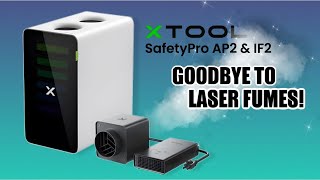 xTool SafetyPro AP2 and IF2 Fume Extractors Remove Smoke Dust and Odor [upl. by Quartis]