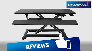 Matrix Large Sit Stand Desk Black Overview [upl. by Alecram777]