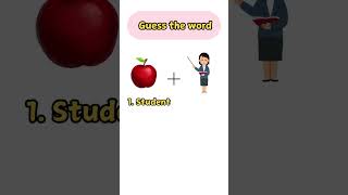 Guess the word guess guesstheemoji shorts quiz learnenglish words learnwords [upl. by Alicea]