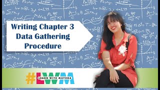 Tagalog Writing Chapter 3 Data Gathering Procedure with Example [upl. by Llerral]