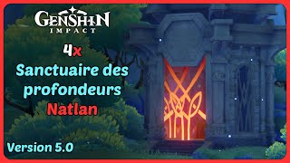 50 Emplacement des 6 Sanctuaires des profondeurs de Natlan  Partie 1  Genshin Impact [upl. by Nellaf]