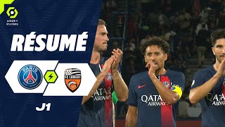 PARIS SAINTGERMAIN  FC LORIENT 0  0  Résumé  PSG  FCL  20232024 [upl. by Thibaut23]