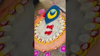 Rangoli Competition In School In Delhi 🦚youtubeshortsshortsrangolischoolchildrenskvschoolsong [upl. by Shell]