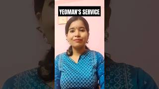 YEOMANS SERVICE english learnenglish knowledge englishvocabulary subscribe [upl. by Gonagle143]