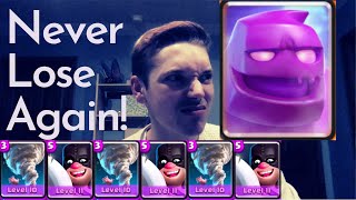 IMPOSSIBLE TO DEFEND NEW EASY ELIXIR GOLEM DECK — Clash Royale [upl. by Dudden93]