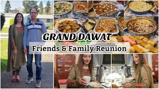 BIG DAWAT IN AMERICA  DINNER WITH FRIENDS amp FAMILY  HOW FRIENDS amp FAMILY REUNION IN AMERICA [upl. by Hailed]