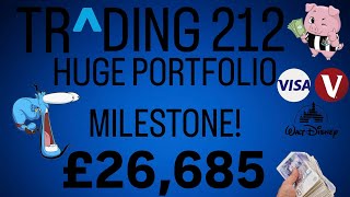 Trading 212 BIG NEW MILESTONE  The Journey so far  £26000 Dividend Investment Portfolio [upl. by Cherry137]