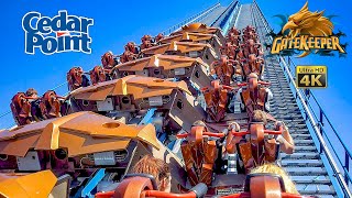 2022 GateKeeper Roller Coaster On Ride Back Row 4K POV Cedar Point [upl. by Gussman]