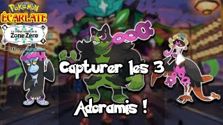 Capturer les 3 Adoramis les légendaires du DLC de Pokémon Ecarlate et Violet Chapitre 1 [upl. by Bodkin]