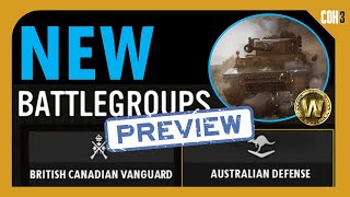 LEAKED Upcoming Battlegroups Preview  Company of Heroes 3 [upl. by Laved]