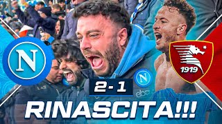 🥹 RINASCITA NAPOLI 21 SALERNITANA  LIVE REACTION NAPOLETANI AL MARADONA HD [upl. by Otrevogir]