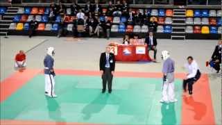 Yoseikan Budo FranceItalie 2012 Elite B de 75kgwmv [upl. by Edlihtam420]